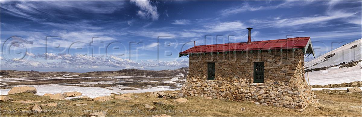Peter Bellingham Photography Seamans Hut - Kosciuszko NP - NSW H (PBH4 00 10545)